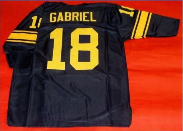 custom men #18 roman gabriel custom 3/4 sleeve college jersey size s-5xl or custom any name or number jersey, Black
custom men #18 roman gabriel custom 3/4 sleeve college jersey size s-5xl or custom any name or number jersey, Black