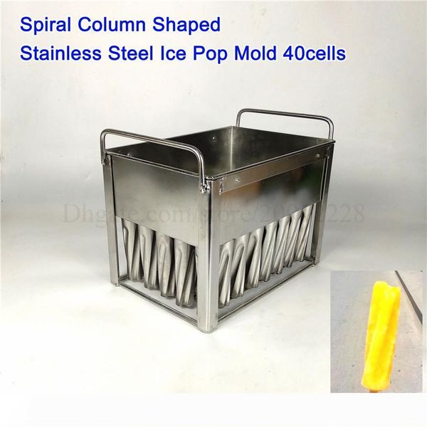 popsicle mold спираль shaped ice pop формы diy ice-палочке плесень нержавеющей стали мороженое пресс-формы 40cells палочками держатель
popsicle mold спираль shaped ice pop формы diy ice-палочке плесень нержавеющей стали мороженое пресс-формы 40cells палочками держатель