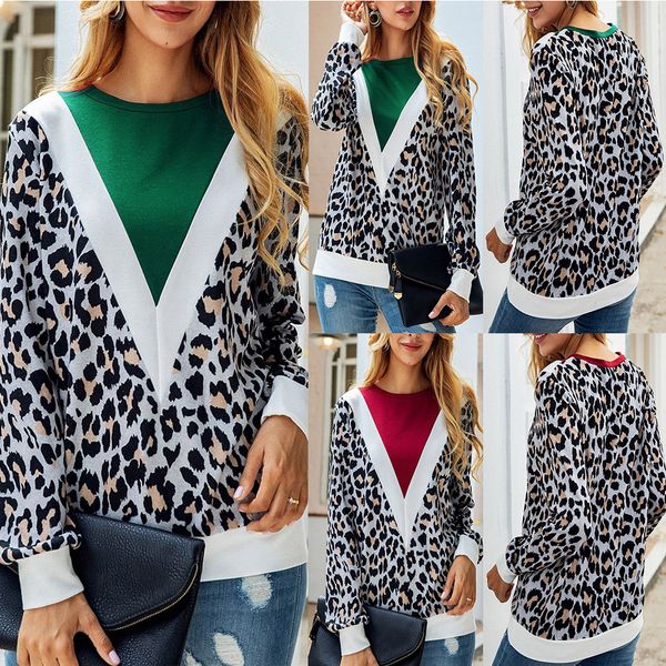 newly women autumn blouse leopard print spliced long sleeves casual loose m99, Black
newly women autumn blouse leopard print spliced long sleeves casual loose m99, Black