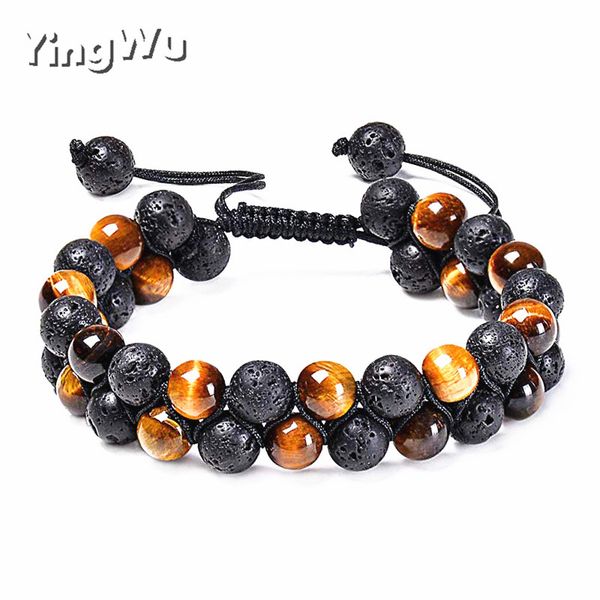 yingwu tiger eye lava rock essential oil diffuser bracelet natural healing stone beads bracelet 8mm adjustable bracelets for men, Black
yingwu tiger eye lava rock essential oil diffuser bracelet natural healing stone beads bracelet 8mm adjustable bracelets for men, Black