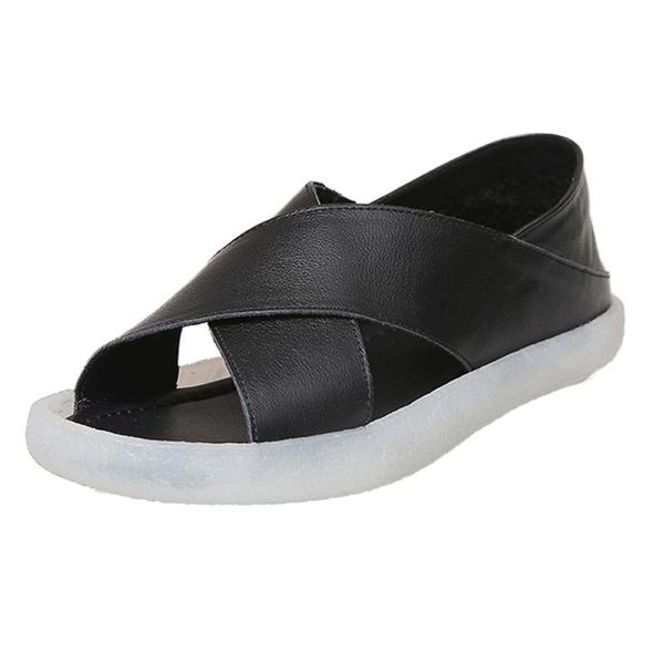 fashion women flat-bottomed shoes comfortable breathable fish mouth peep toe summer beach casual sandals, Black
fashion women flat-bottomed shoes comfortable breathable fish mouth peep toe summer beach casual sandals, Black