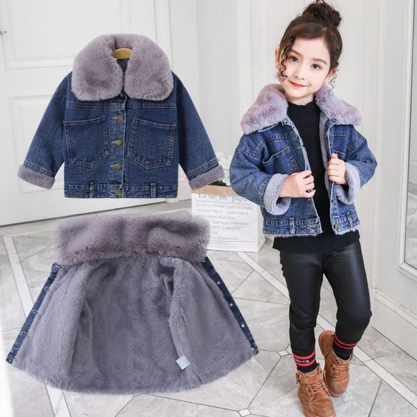 anlencool girls cowboy plus velvet jacket autumn and winter 2018 new korean children thick denim coat girls children's clothing y191024, White
anlencool girls cowboy plus velvet jacket autumn and winter 2018 new korean children thick denim coat girls children's clothing y191024, White