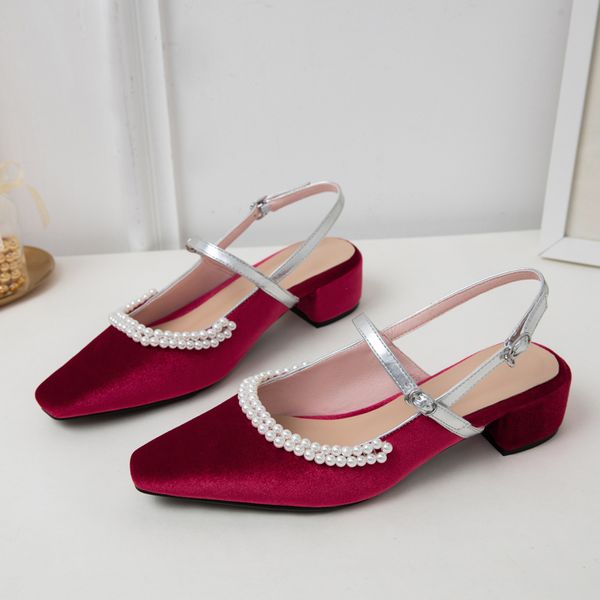 dress shoes woman 2021 spring 4cm thin high heels slingbacks female pointed toe solid flock women's office lady elegant sandals, Black
dress shoes woman 2021 spring 4cm thin high heels slingbacks female pointed toe solid flock women's office lady elegant sandals, Black