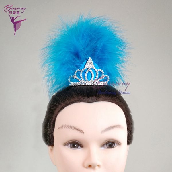 light blue feather nutcracker ballet headwear blue bird ballet headpiece with tiara hair accessory for dancer, Black;red
light blue feather nutcracker ballet headwear blue bird ballet headpiece with tiara hair accessory for dancer, Black;red