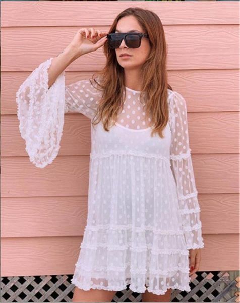 2020 women boho beach dot bikini cover up dress swing mini summer holiday casual beach dress sundress, Blue;gray
2020 women boho beach dot bikini cover up dress swing mini summer holiday casual beach dress sundress, Blue;gray