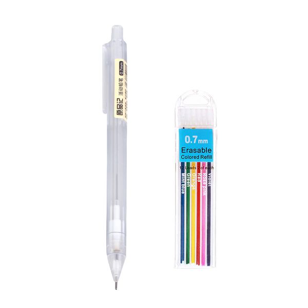mechanical pencil 0.7mm b export japan drawing writing activity pencil with 6color refill office school stationery, Blue;orange
mechanical pencil 0.7mm b export japan drawing writing activity pencil with 6color refill office school stationery, Blue;orange