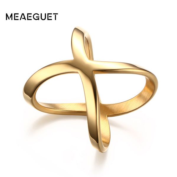 модные bijoux кольцо для женщин простой нержавеющей стали цвета золота «x» крест палец ювелирных изделий, Golden;silver
модные bijoux кольцо для женщин простой нержавеющей стали цвета золота «x» крест палец ювелирных изделий, Golden;silver
