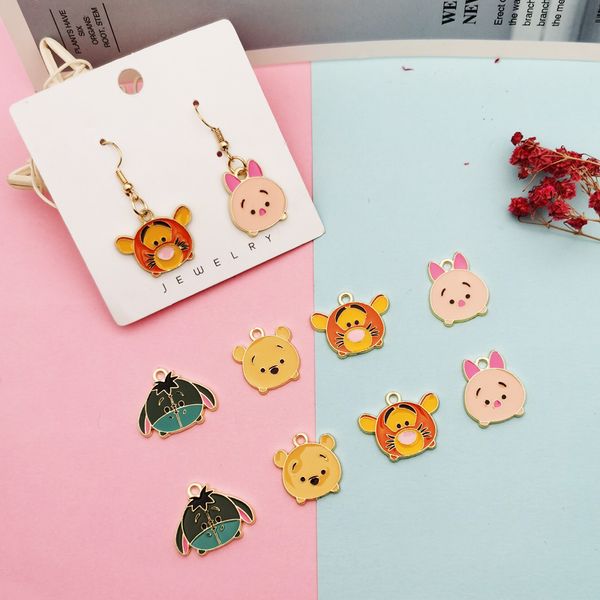 10pcs cartoon animals enamel charms pendants fit diy jewelry gold tone tiger bear charms earring dangle finding accessory yz730, Bronze;silver
10pcs cartoon animals enamel charms pendants fit diy jewelry gold tone tiger bear charms earring dangle finding accessory yz730, Bronze;silver