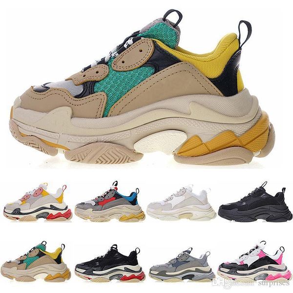 shoes designer wholesal fashion paris 17fw triple s sneaker luxury casual dad shoes for men s women black pink white ceahp sports size 36-45
shoes designer wholesal fashion paris 17fw triple s sneaker luxury casual dad shoes for men s women black pink white ceahp sports size 36-45