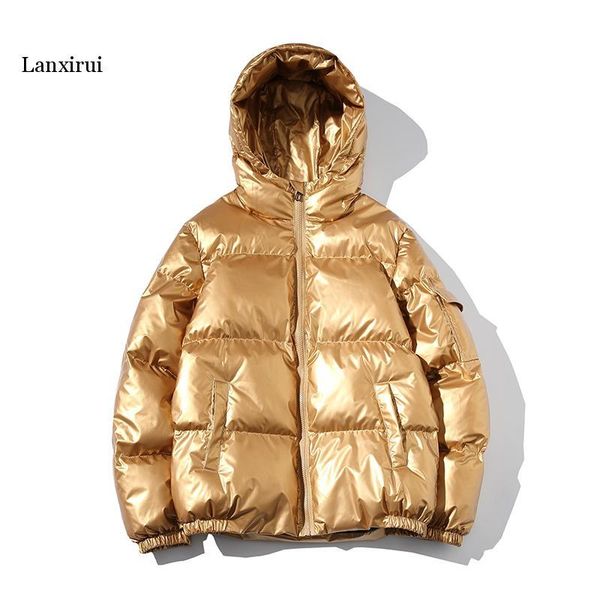 winter cotton coats female thicken parka jacket warm down outwear hooded glossy jackets women oversize, Black
winter cotton coats female thicken parka jacket warm down outwear hooded glossy jackets women oversize, Black