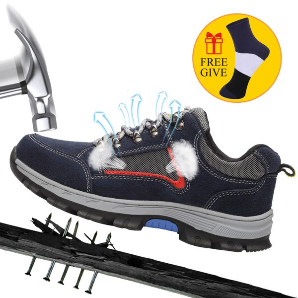 new exhibition fashion safety shoes men's breathable mesh anti-smashing piercing lightweight steel toe cap wear site work shoes, Black
new exhibition fashion safety shoes men's breathable mesh anti-smashing piercing lightweight steel toe cap wear site work shoes, Black