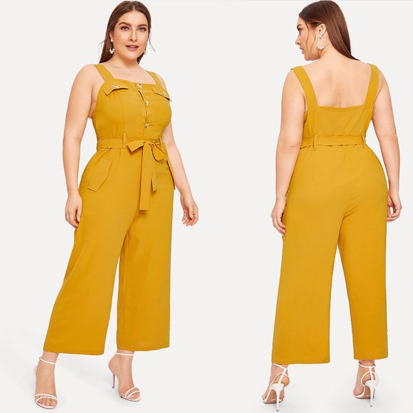 xl-4xl 2019 лето плюс размер женщины комбинезоны повседневная желтый спагетти ремень комбинезон большие дамы широкие ноги комбинезоны комбин, Black;white
xl-4xl 2019 лето плюс размер женщины комбинезоны повседневная желтый спагетти ремень комбинезон большие дамы широкие ноги комбинезоны комбин, Black;white