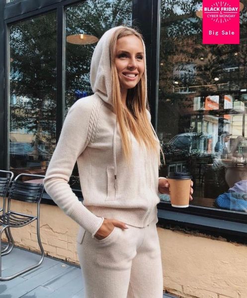 winter woolen + cashmere knitted warm suit zipper hooded velvet sweater + mink cashmere trousers leisure two-piece suits wj2812, White
winter woolen + cashmere knitted warm suit zipper hooded velvet sweater + mink cashmere trousers leisure two-piece suits wj2812, White