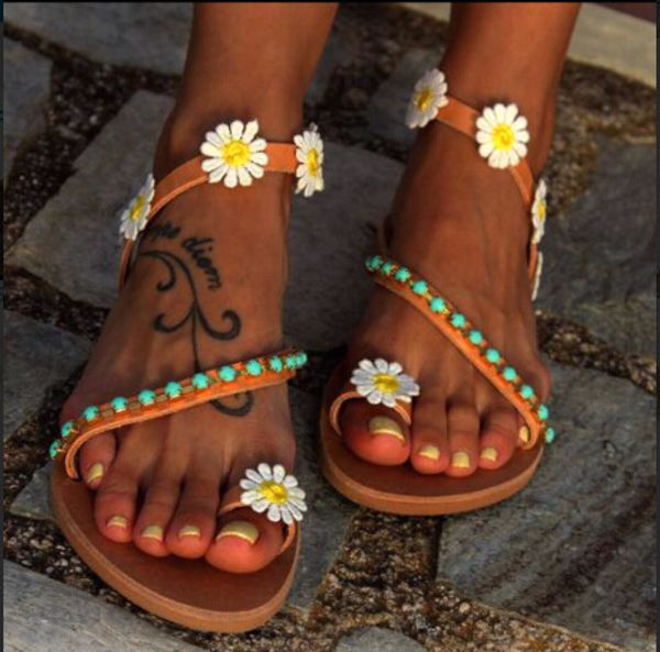 summer women shoes flat heels gladiator sandals fashion female comfortable sweet flowers boho beach sandals plus size hjm8, Black
summer women shoes flat heels gladiator sandals fashion female comfortable sweet flowers boho beach sandals plus size hjm8, Black