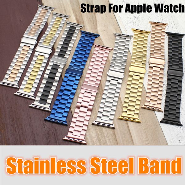 stainless steel watchbands wrist for apple watch men watch band strap bracelet accessories sport 38mm 42mm with adapter connector
stainless steel watchbands wrist for apple watch men watch band strap bracelet accessories sport 38mm 42mm with adapter connector