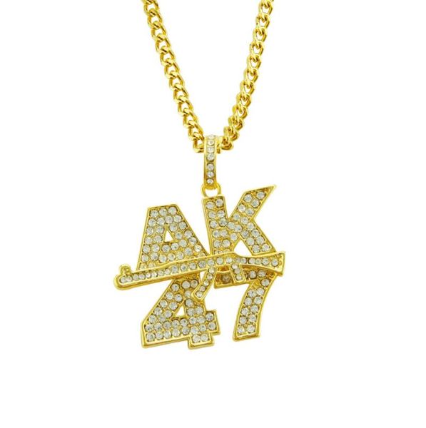 hip hop ak47 pistol diamond pendant necklaces for men women mens pendants gold silver chain necklace jewelry gift
hip hop ak47 pistol diamond pendant necklaces for men women mens pendants gold silver chain necklace jewelry gift