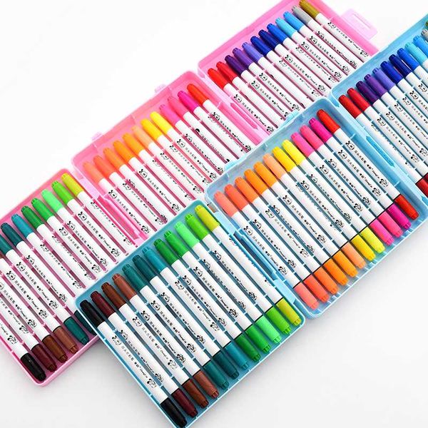mirui soft and hard double-headed watercolor pen set nursery children non-toxic washable pupils painting colored pens
mirui soft and hard double-headed watercolor pen set nursery children non-toxic washable pupils painting colored pens