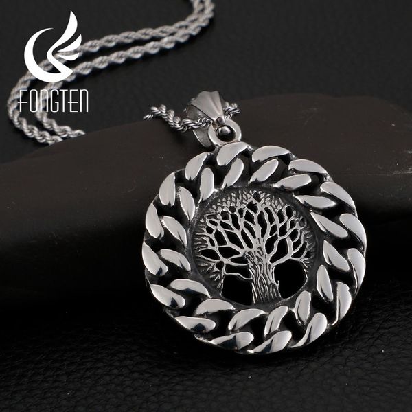 fongten tree nature spiritual necklace men stainless steel silver big pendant necklace jewelry
fongten tree nature spiritual necklace men stainless steel silver big pendant necklace jewelry