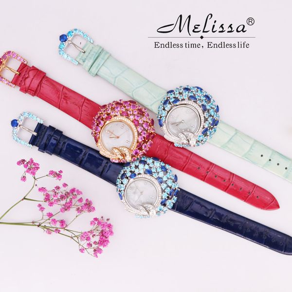 women's watch hours japan quartz fashion hollow dress bracelet real leather rhinestones crystal girl gift melissa box, Slivery;brown
women's watch hours japan quartz fashion hollow dress bracelet real leather rhinestones crystal girl gift melissa box, Slivery;brown