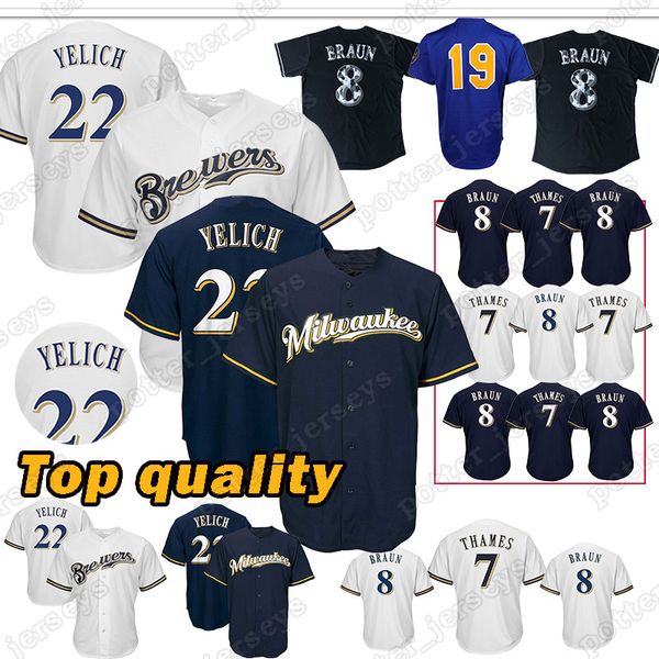 22 Christian Yelich Milwaukee Baseball Jersey Brewers 19 Robin Yount 8 Ryan Braun Jerseys 2019 new
22 Christian Yelich Milwaukee Baseball Jersey Brewers 19 Robin Yount 8 Ryan Braun Jerseys 2019 new