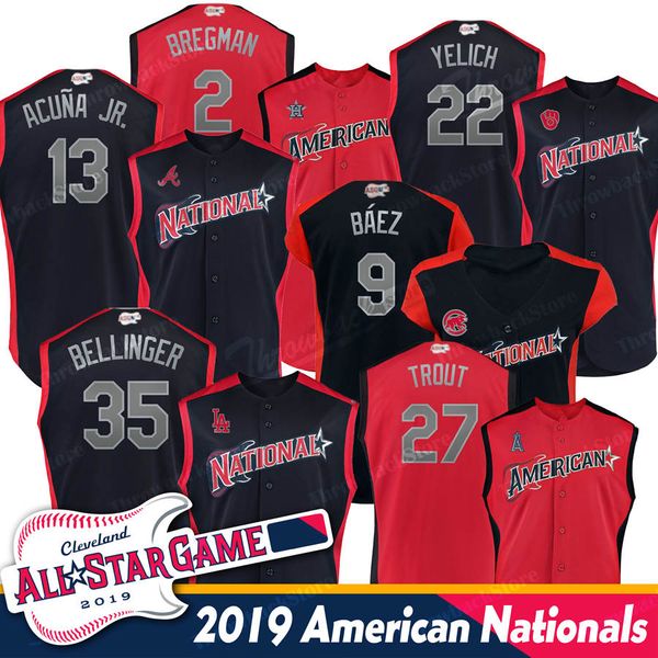 2019 American League Jersey Pete Alonso Lemahieu Trout National League Bellinger Yelich Brantley Pence All-Star Game Baseball Jerseys
2019 American League Jersey Pete Alonso Lemahieu Trout National League Bellinger Yelich Brantley Pence All-Star Game Baseball Jerseys