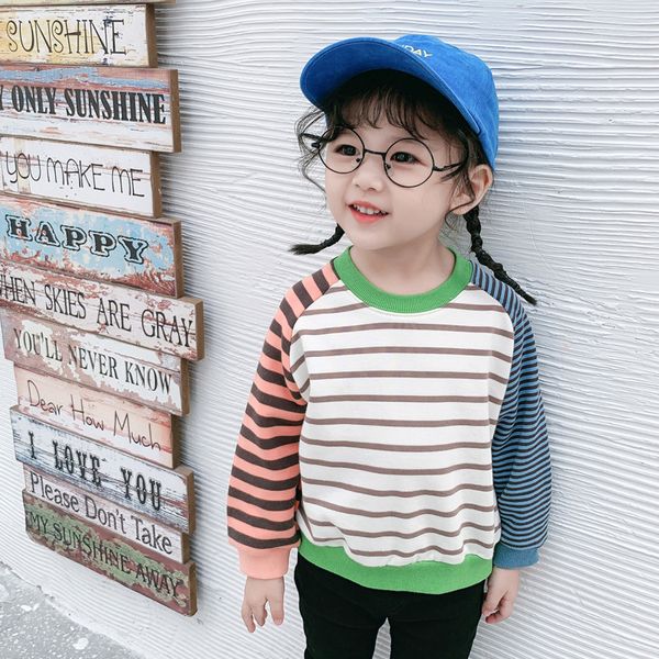 свитер с длинным рукавом для девочек 2020 весна новый корейский ребенок полосатый нижняя рубашка детский хлопчатобумажный пуловер топ высоко, Black
свитер с длинным рукавом для девочек 2020 весна новый корейский ребенок полосатый нижняя рубашка детский хлопчатобумажный пуловер топ высоко, Black
