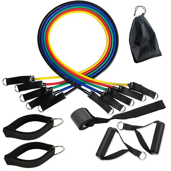 11 pcs/set fitness equipments workout resistance bands exercise pilates tubes pull rope portable home gym accessories
11 pcs/set fitness equipments workout resistance bands exercise pilates tubes pull rope portable home gym accessories