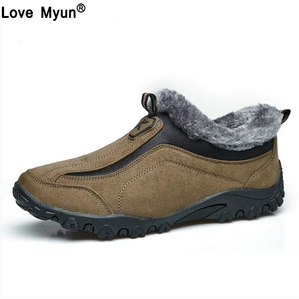 men boots winter with fur 2017 warm snow boots men winter work shoes footwear fashion rubber ankle shoes 446, Black
men boots winter with fur 2017 warm snow boots men winter work shoes footwear fashion rubber ankle shoes 446, Black