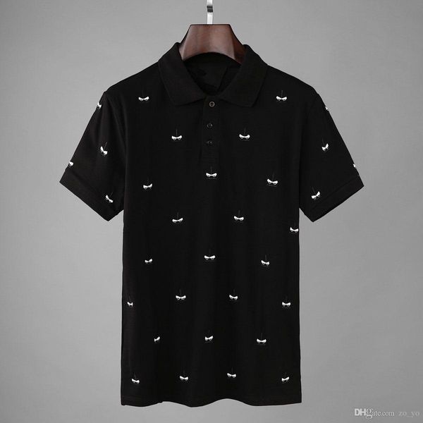 2019 brand mens eyes printed polo shirts fashion pattern short sleeve straight cotton 100% designer camisa polo masculina, White;black
2019 brand mens eyes printed polo shirts fashion pattern short sleeve straight cotton 100% designer camisa polo masculina, White;black