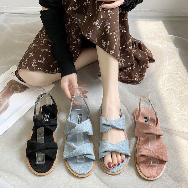 suede open-toe summer sandals women non-slip casual shoes woman flats outdoor slip on solid color ladies sandals buty damskie, Black
suede open-toe summer sandals women non-slip casual shoes woman flats outdoor slip on solid color ladies sandals buty damskie, Black
