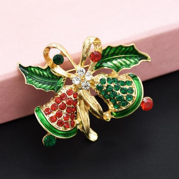 christmas retro bell festive brooch pin xmas gift shirt scarf clips corsage, Gray
christmas retro bell festive brooch pin xmas gift shirt scarf clips corsage, Gray