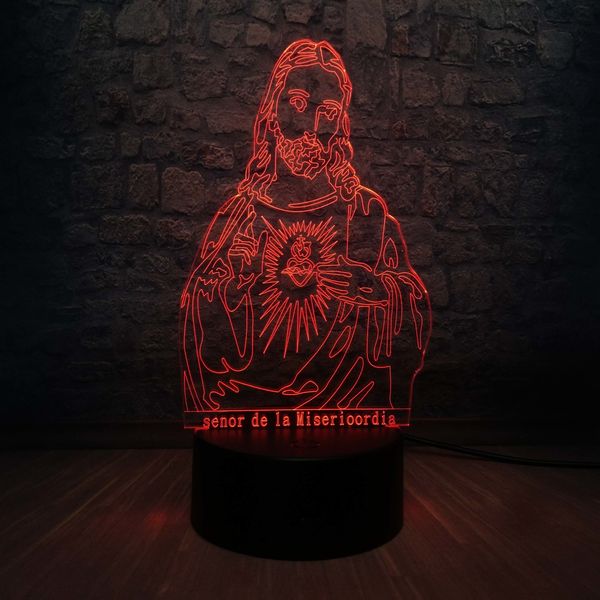 3d led table usb night light jesus christ jehovah 7 color change desk lamp bulbing gift optical illusion christmas luces lampara
3d led table usb night light jesus christ jehovah 7 color change desk lamp bulbing gift optical illusion christmas luces lampara
