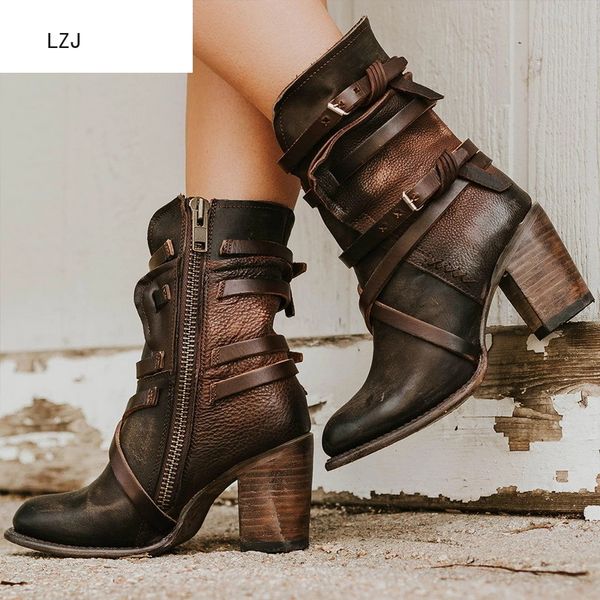 lzj new 2019 fashion punk gothic style buckle strap round toe boots women shoes zipper boots street haulage motor mujer zapatos, Black
lzj new 2019 fashion punk gothic style buckle strap round toe boots women shoes zipper boots street haulage motor mujer zapatos, Black