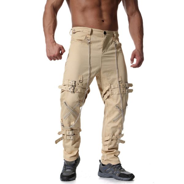 retro steampunk pants men spring men punk rock metal chain pants hip hop streetwear cargo sweatpants harem joggers me054, Black
retro steampunk pants men spring men punk rock metal chain pants hip hop streetwear cargo sweatpants harem joggers me054, Black