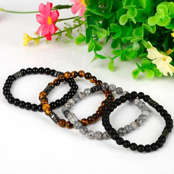 1 pcs natural matte beads minimalist tiger eyes beads bracelet men charm hematite stone bracelet for handmade jewelry, Black
1 pcs natural matte beads minimalist tiger eyes beads bracelet men charm hematite stone bracelet for handmade jewelry, Black