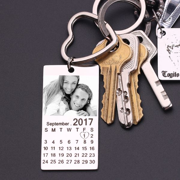 valentines day gifts personalized calendar keychain stainless steel custom hand-engraved calendar anniversary date highlighted, Silver
valentines day gifts personalized calendar keychain stainless steel custom hand-engraved calendar anniversary date highlighted, Silver