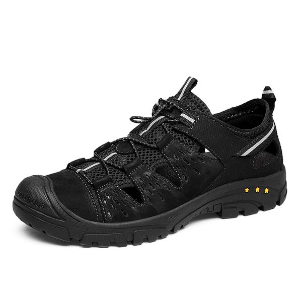 big size classic soft comfortable summer shoes leather men beach holiday sandals t200420, Black
big size classic soft comfortable summer shoes leather men beach holiday sandals t200420, Black