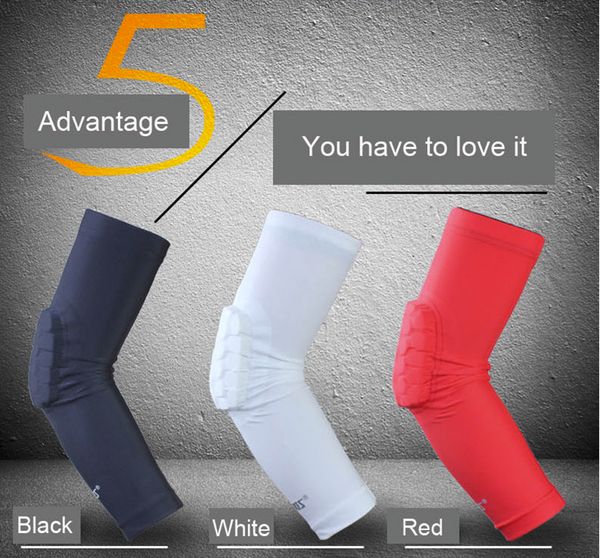 handise brand hex honeycomb sponge basketball arm sleeves anti-crash compression armband sport elbow pads coderas protector, Black;gray
handise brand hex honeycomb sponge basketball arm sleeves anti-crash compression armband sport elbow pads coderas protector, Black;gray