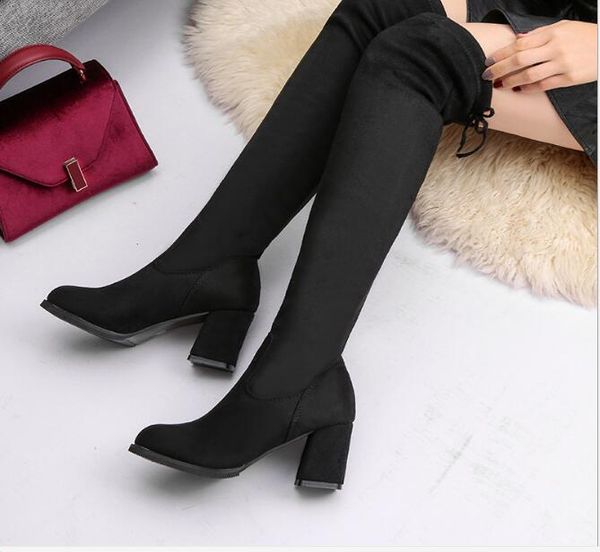 women casual over the knee boots shoes winter women female round toe platform large size to keep warm boots lady thigh high boot, Black
women casual over the knee boots shoes winter women female round toe platform large size to keep warm boots lady thigh high boot, Black