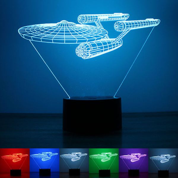 3d night light usb powered spaceship led desk lamp touch key creative energy-saving use home l party holiday
3d night light usb powered spaceship led desk lamp touch key creative energy-saving use home l party holiday