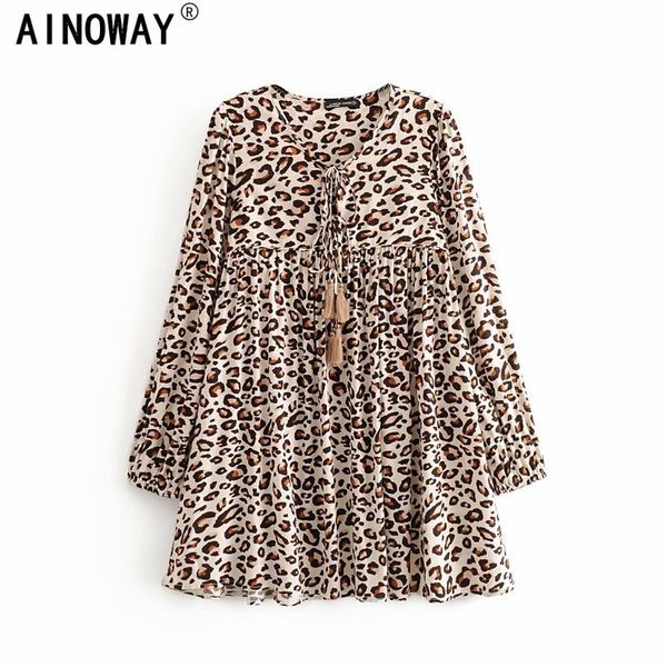 vintage chic women lace-up tassel leopard print beach bohemian mini dress ladies summer rayon cotton boho dress vestidos, Black;gray
vintage chic women lace-up tassel leopard print beach bohemian mini dress ladies summer rayon cotton boho dress vestidos, Black;gray