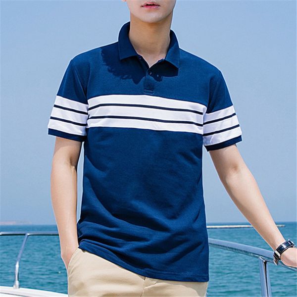 summer new men shirt men's cotton short-sleeved stripe solid color casual breathable shirt lapel tee, White;black
summer new men shirt men's cotton short-sleeved stripe solid color casual breathable shirt lapel tee, White;black