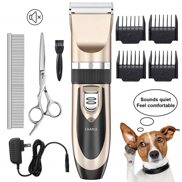 dog shaver clippers low noise rechargeable cordless electric quiet hair clippers set for dogs cats pets
dog shaver clippers low noise rechargeable cordless electric quiet hair clippers set for dogs cats pets