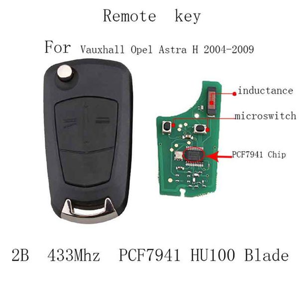 remote key fob 2 button 433mhz pcf7941 for vauxhall opel astra h 2004 -2009 car key hu100 blade
remote key fob 2 button 433mhz pcf7941 for vauxhall opel astra h 2004 -2009 car key hu100 blade