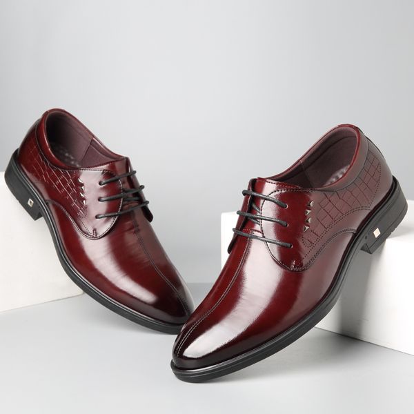 oxford shoes man classic pointed toe fashion brogue shoes men new trendy luxury mens dress sneakers lace up derby men, Black
oxford shoes man classic pointed toe fashion brogue shoes men new trendy luxury mens dress sneakers lace up derby men, Black