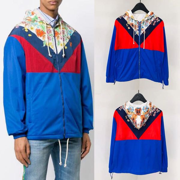 man chveron striped color blocked colorful nylon fashion jacket lightweight trim fit wear printed floral windbreaker, Black;brown
man chveron striped color blocked colorful nylon fashion jacket lightweight trim fit wear printed floral windbreaker, Black;brown