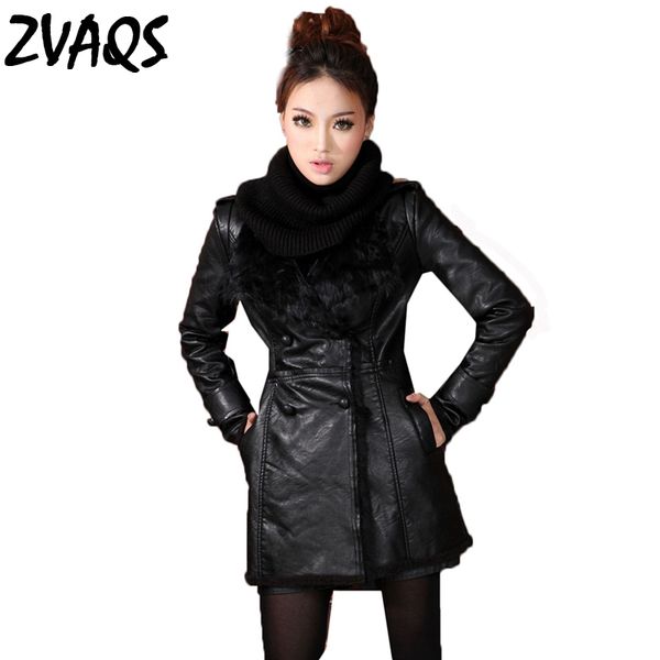 2017 new fashion winter korean style plus size pu leather black jacket women down coat patchwork fur collar leather coat c0331
2017 new fashion winter korean style plus size pu leather black jacket women down coat patchwork fur collar leather coat c0331