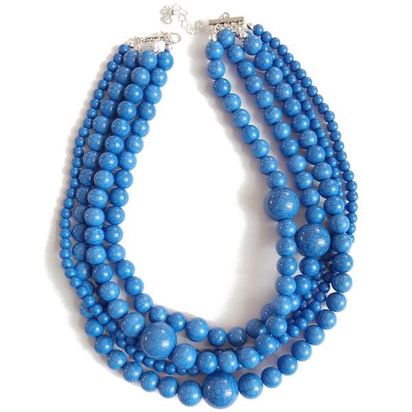new elegant acrylic marble beads choker layers fashion sweet necklace, Golden;silver
new elegant acrylic marble beads choker layers fashion sweet necklace, Golden;silver