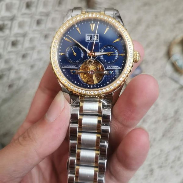 бренд best carnival watch мужские роскошные автоматические механические часы мужчины бизнес мода часы обмотки бутик продукты 39 мм горячая
бренд best carnival watch мужские роскошные автоматические механические часы мужчины бизнес мода часы обмотки бутик продукты 39 мм горячая