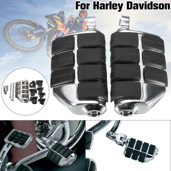 for sportster davison 1 pair chrome black mount rubber motorcycle front&rear footrest foots pegs pedals for softail/dyna
for sportster davison 1 pair chrome black mount rubber motorcycle front&rear footrest foots pegs pedals for softail/dyna